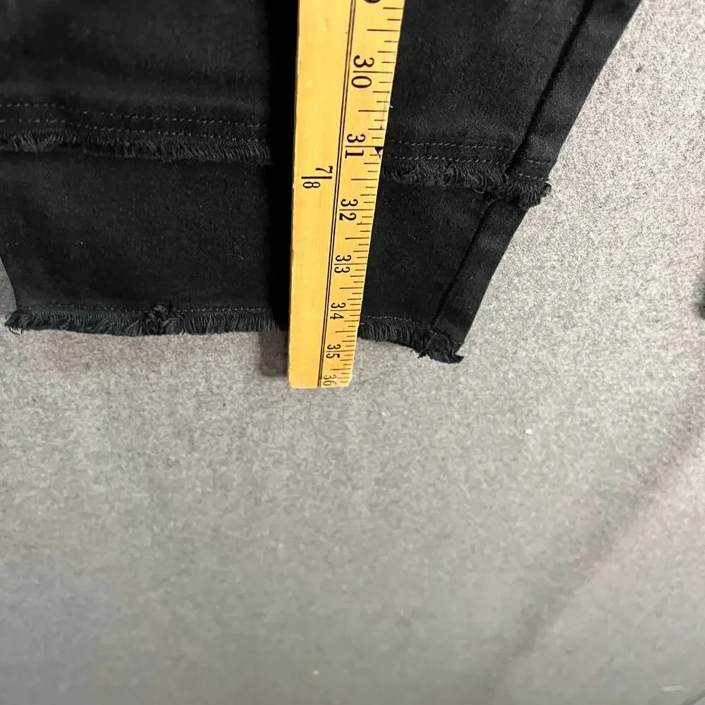 Belle By Kim Gravel TripleLuxe Reg Twill Cropped Str Black, Res 12